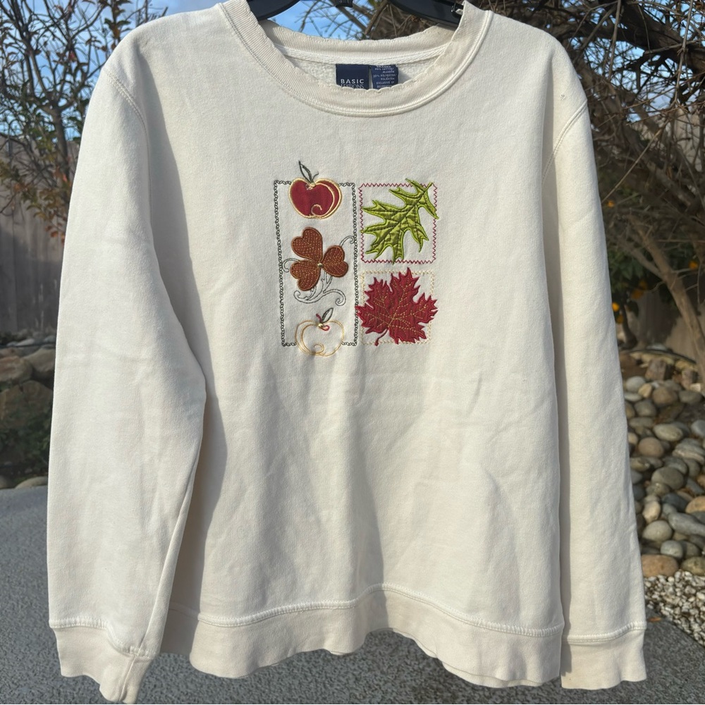 Basic Edition Vintage Crew Neck Fall Christmas Sw… - image 4